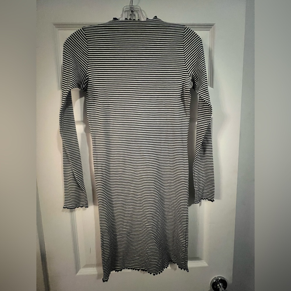 NWT Topshop Fitted Long Sleeve T-Shirt Dress sz 4